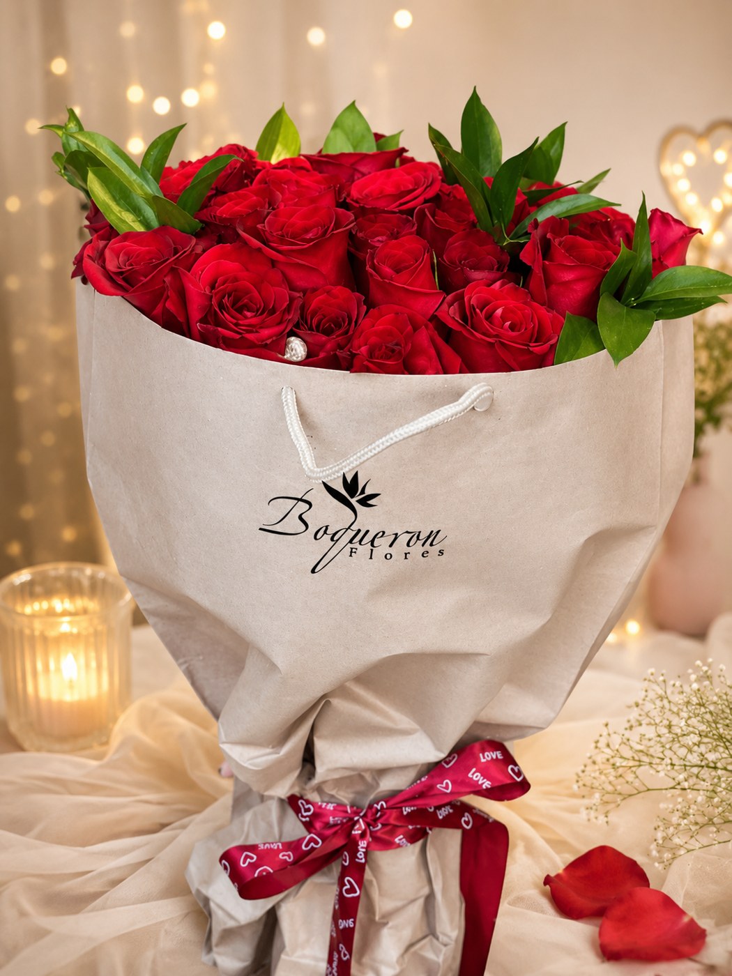 Bouquet Bolsa de Boquerón Flores